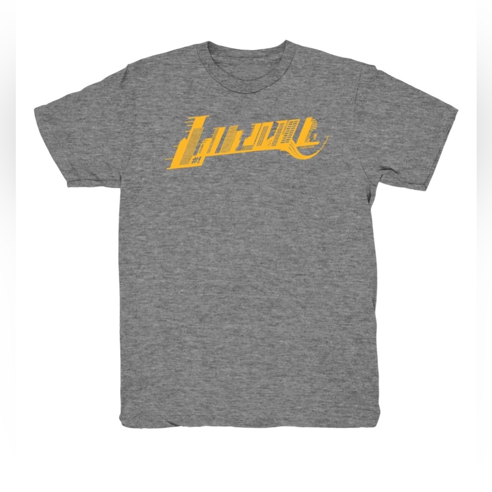 The Forest Lab LA Skyline Lakers Inspired Logo Gray Yellow Size 5XL